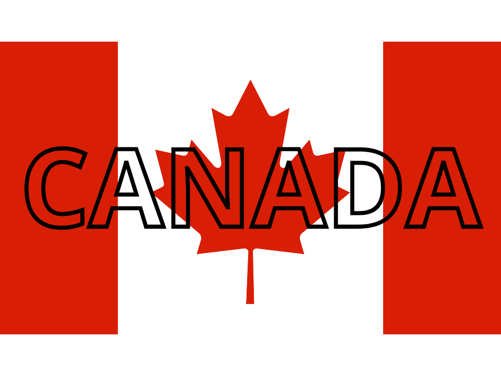 En bild på Kanadas flagga då Top Zones drickor ska lanseras i den kanadensiska marknaden.